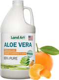 Orange Tangerine Flavored Aloe Vera Drinkable Gel 64 fl oz I743