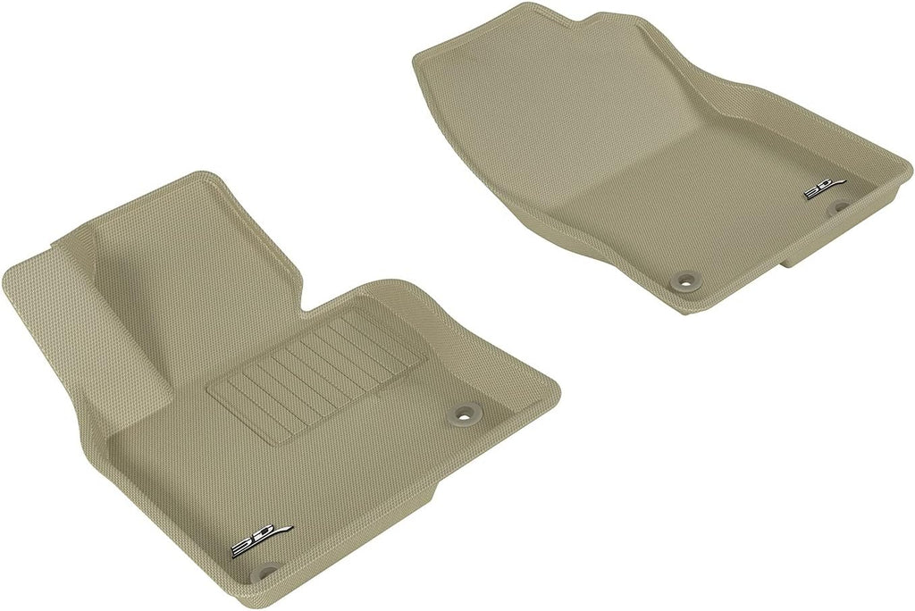 All-Weather Floor Mats Car Floor Liners 1st & 2nd Row Black C7576