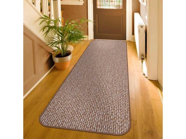 Praline Brown Skid-Resistant Carpet Runner Z941