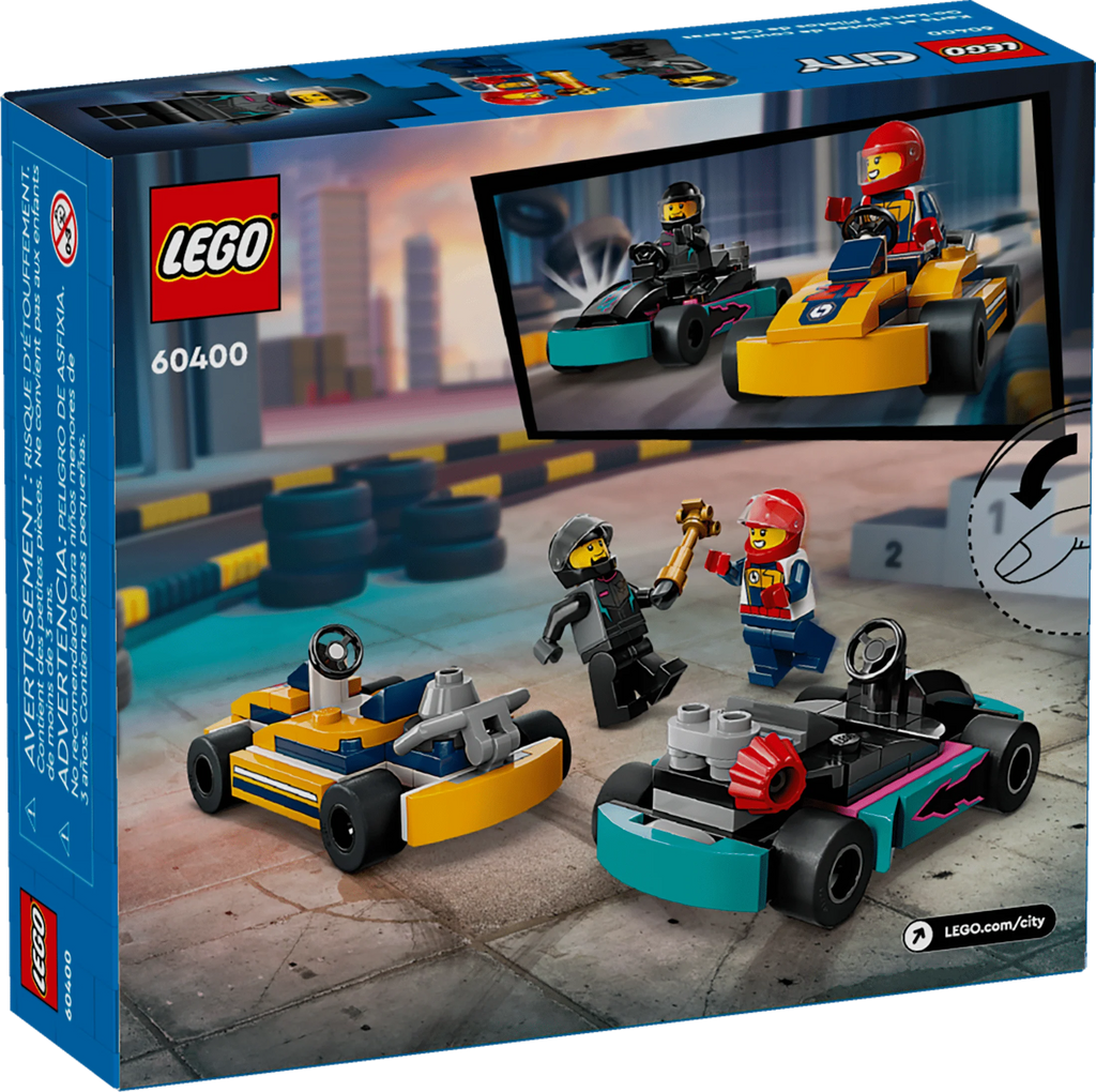 Go-Karts and Race Drivers Toy Playset U760
