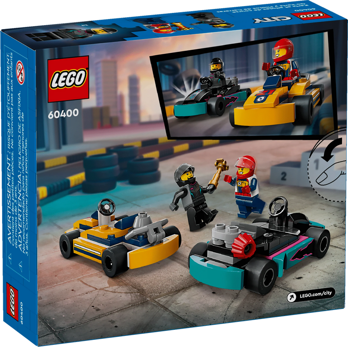 Go-Karts and Race Drivers Toy Playset U760