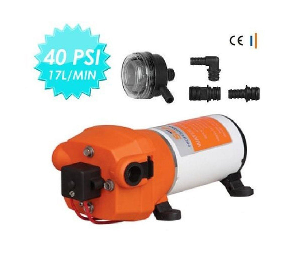 12V 4.5gpm 40 PSI Diaphragm Pump H510