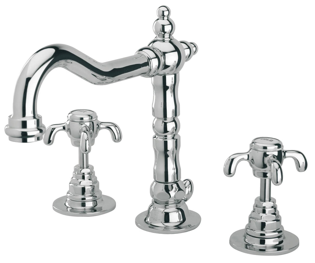Tuscan Bronze Lavatory Faucet with Cross Handles D240891