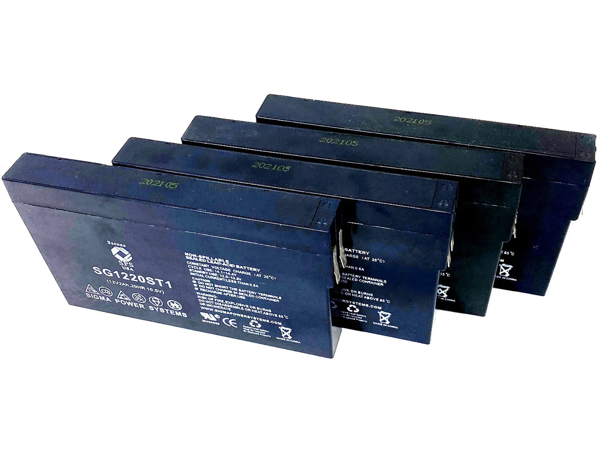 12V 2Ah Replacement Battery 4 Pack M3541