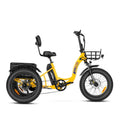 Step-Thru Fat Tire Electric Trike with Basket, 750W 48V 20Ah Black X379742