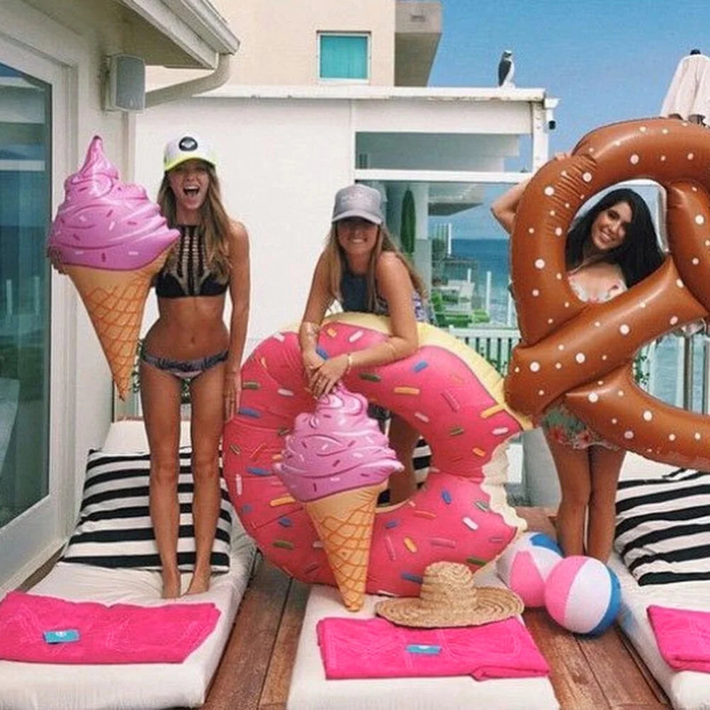 Pink Inflatable Pool Floating Toy A8990