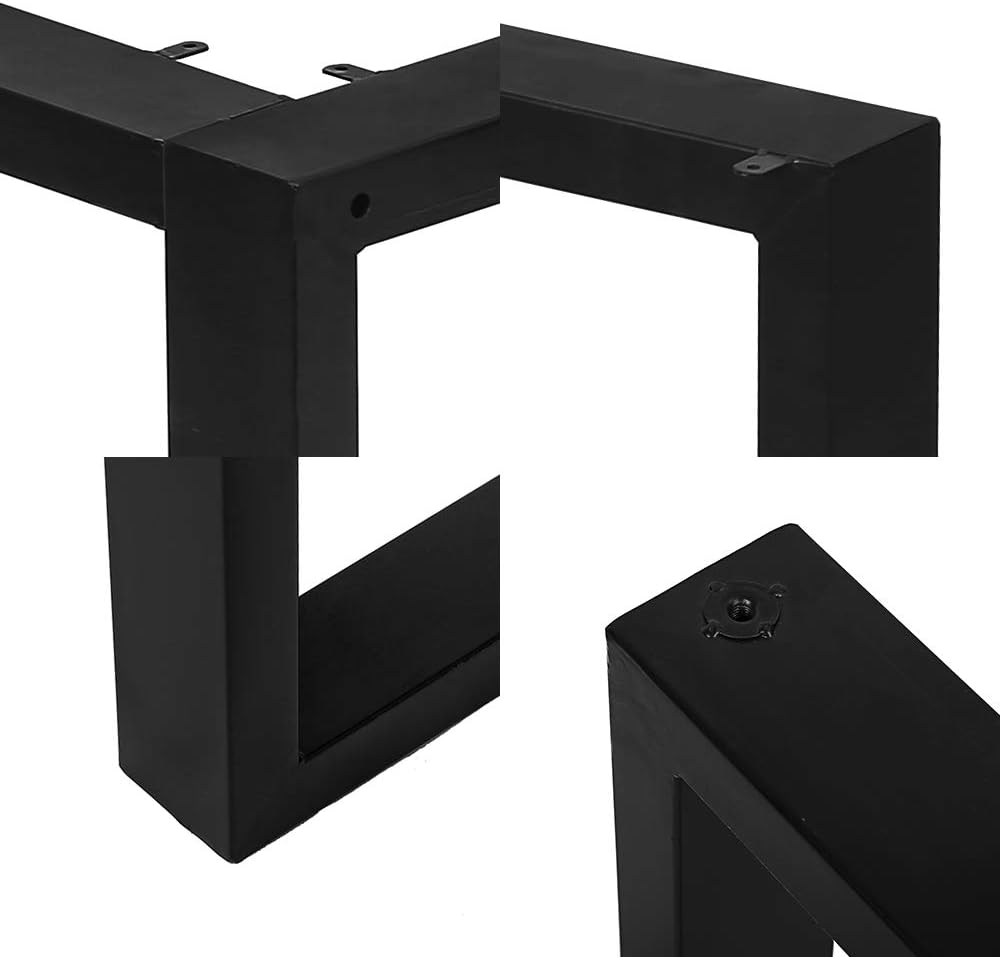 Black Metal Table Legs 2 PCS W869