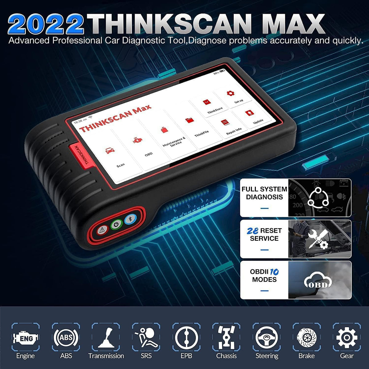 OBD2 Scanner with 28 Maintenance Functions N290