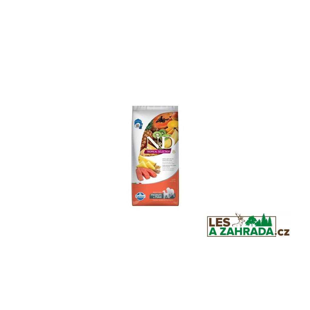 Spelt, Oats Tropical Selection Salmon Medium / Maxi Adult Dog Food B428919