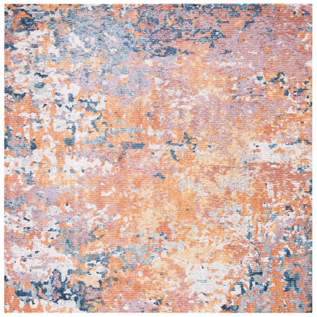 Gold / Blue Rug L395182