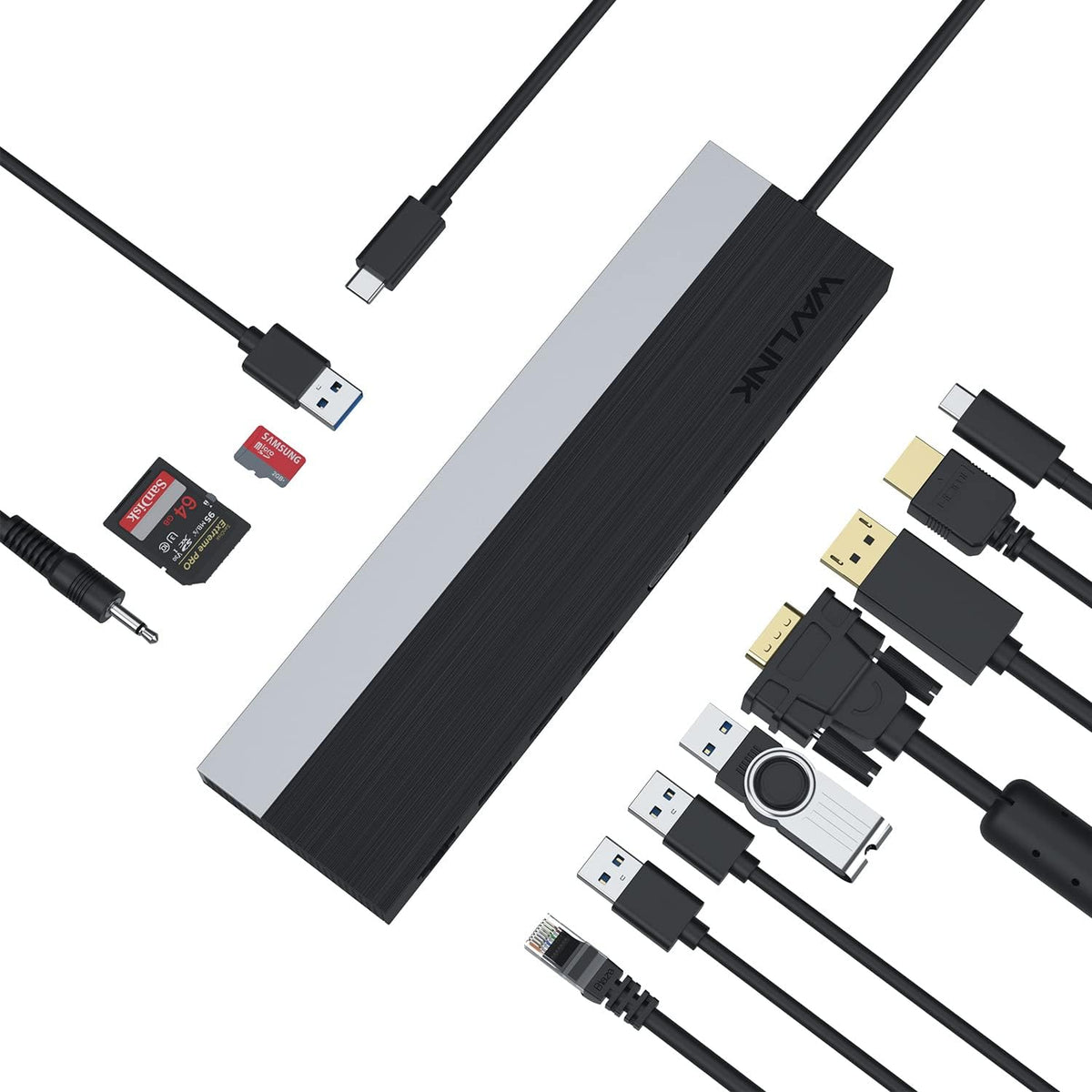 18-in-1 5K Quadruple Display Docking Station with Thunderbolt 3 R3780