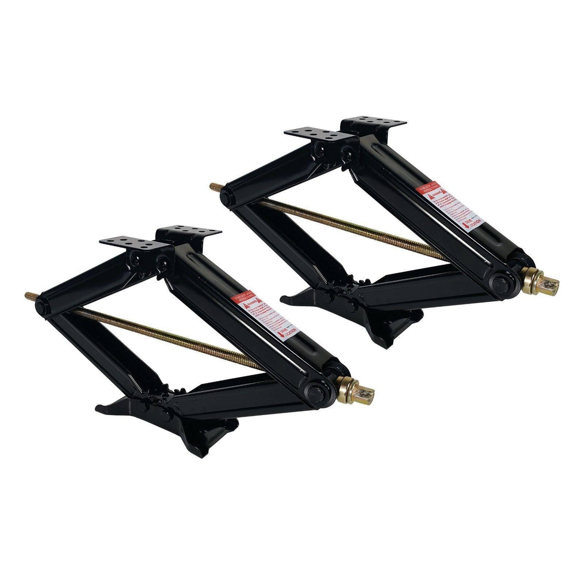 Set of 2 5000 lb 30" RV Trailer Stabilizer Scissor Jacks with Handle N417
