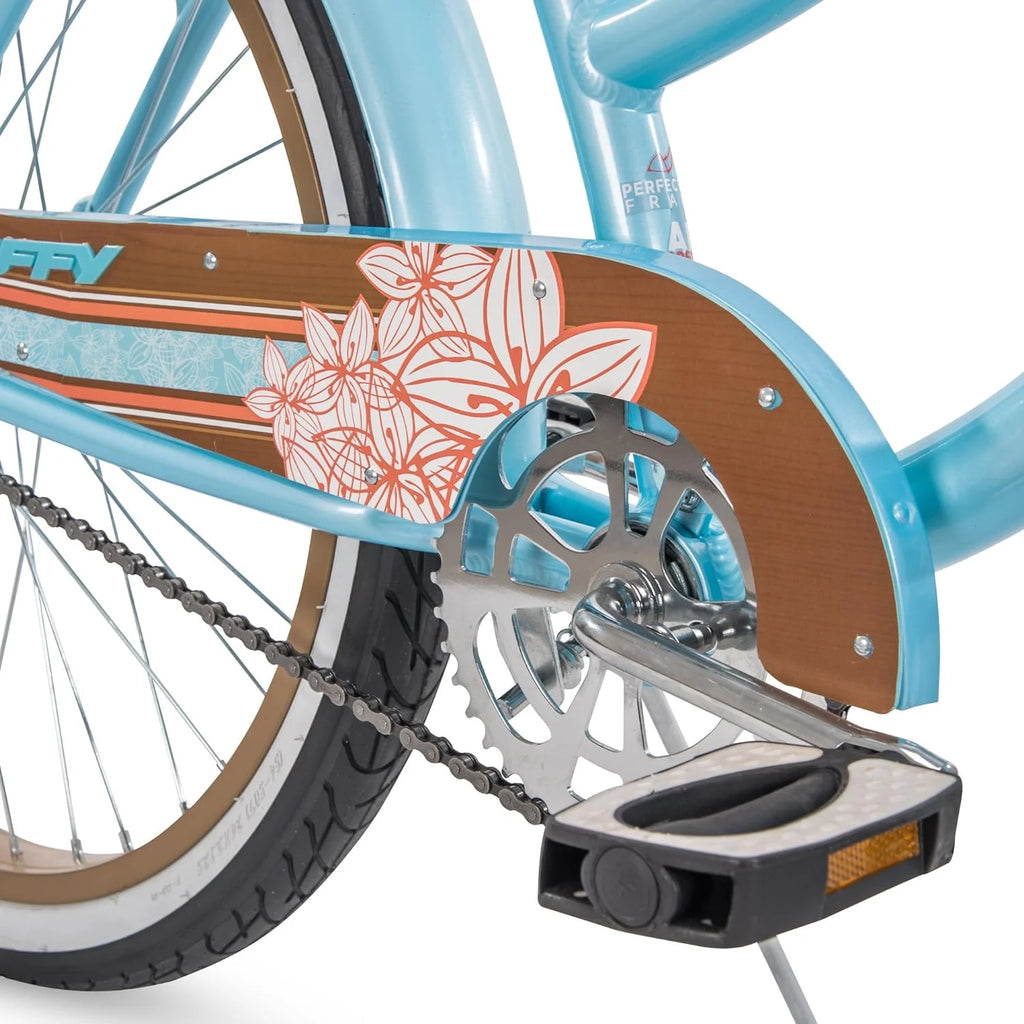 24" Sky Blue Women's Beach Cruiser Bike Y613436