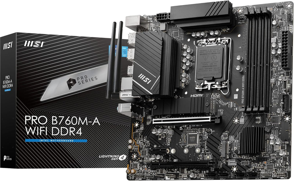 B760M-A WIFI DDR4 mATX Motherboard S717111