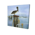 16 x 16 in. Pelican-Print on Canvas I823