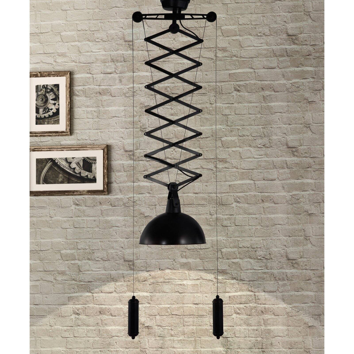 Emerald Antique Black Gold Ceiling Lamp F42170