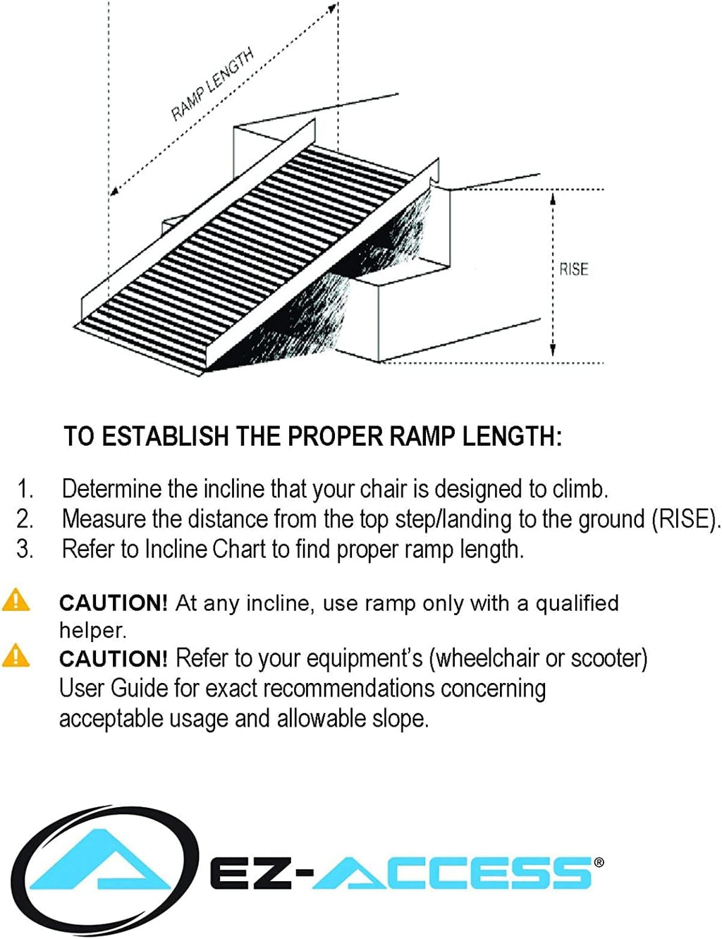 Suitcase Trifold Portable Ramp with Slip-Resistant Surface, 8 Foot Y2727