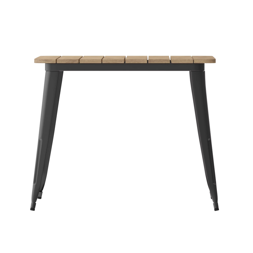 Indoor/Outdoor Dining Table with Umbrella Hole T1782