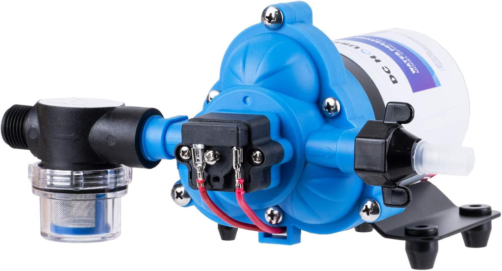 12V Self Priming Diaphragm Pump with Pressure Switch 3.0GPM 45PSI Pack of 2 A254