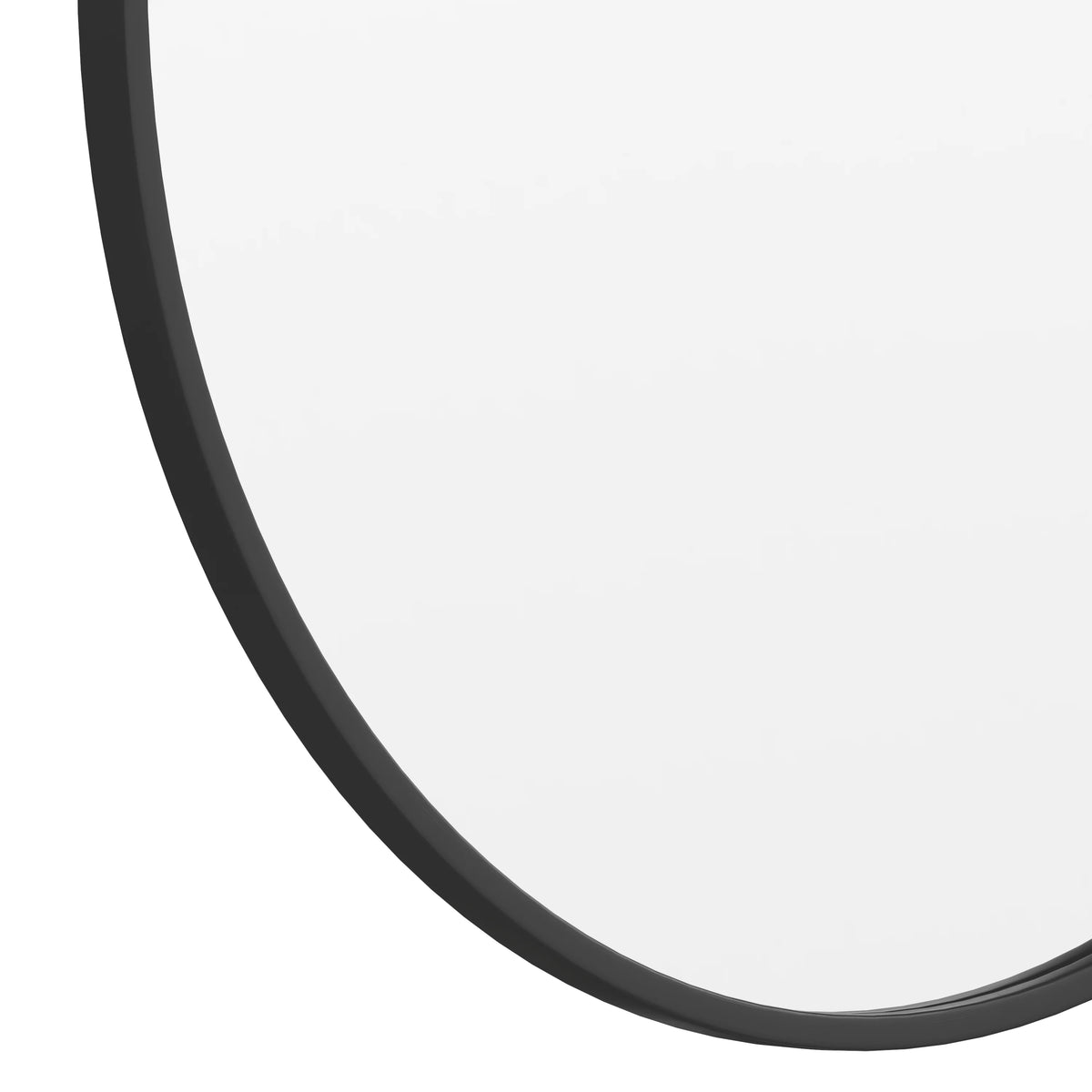 Black Modern Wall Mounted Mirror W609