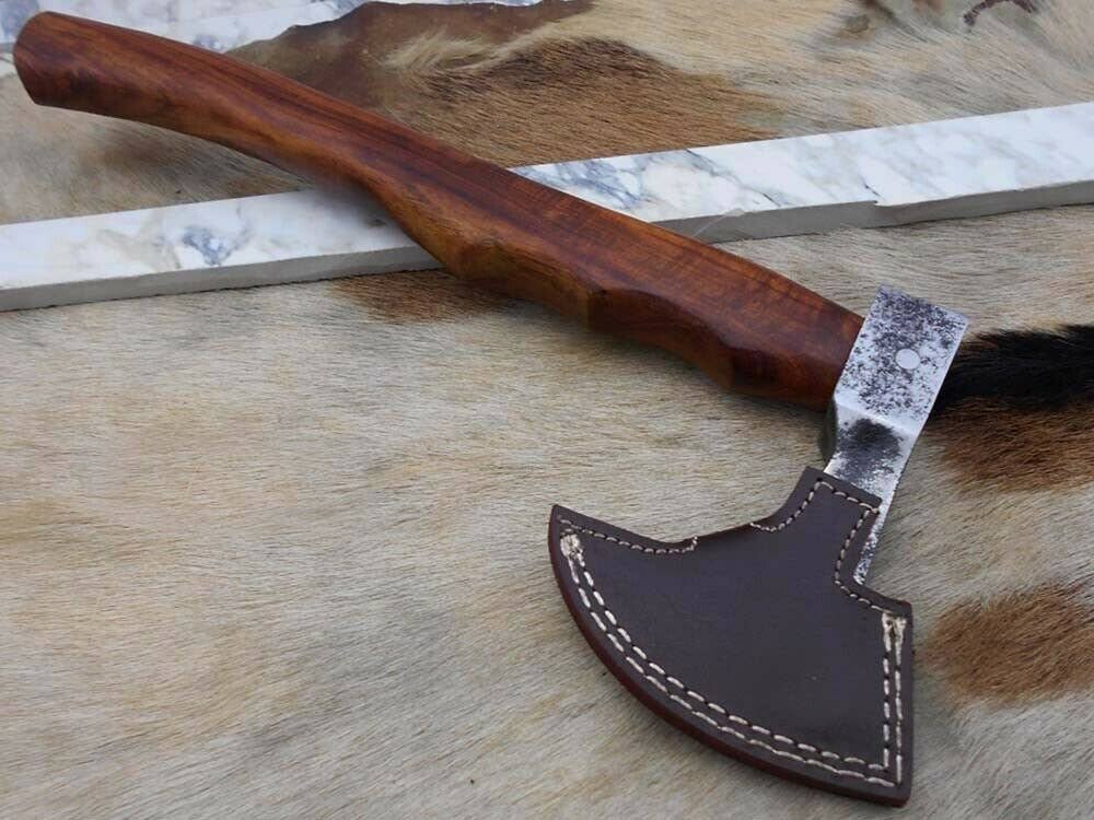 Long Hand Hammered Carbon Steel Axe G873