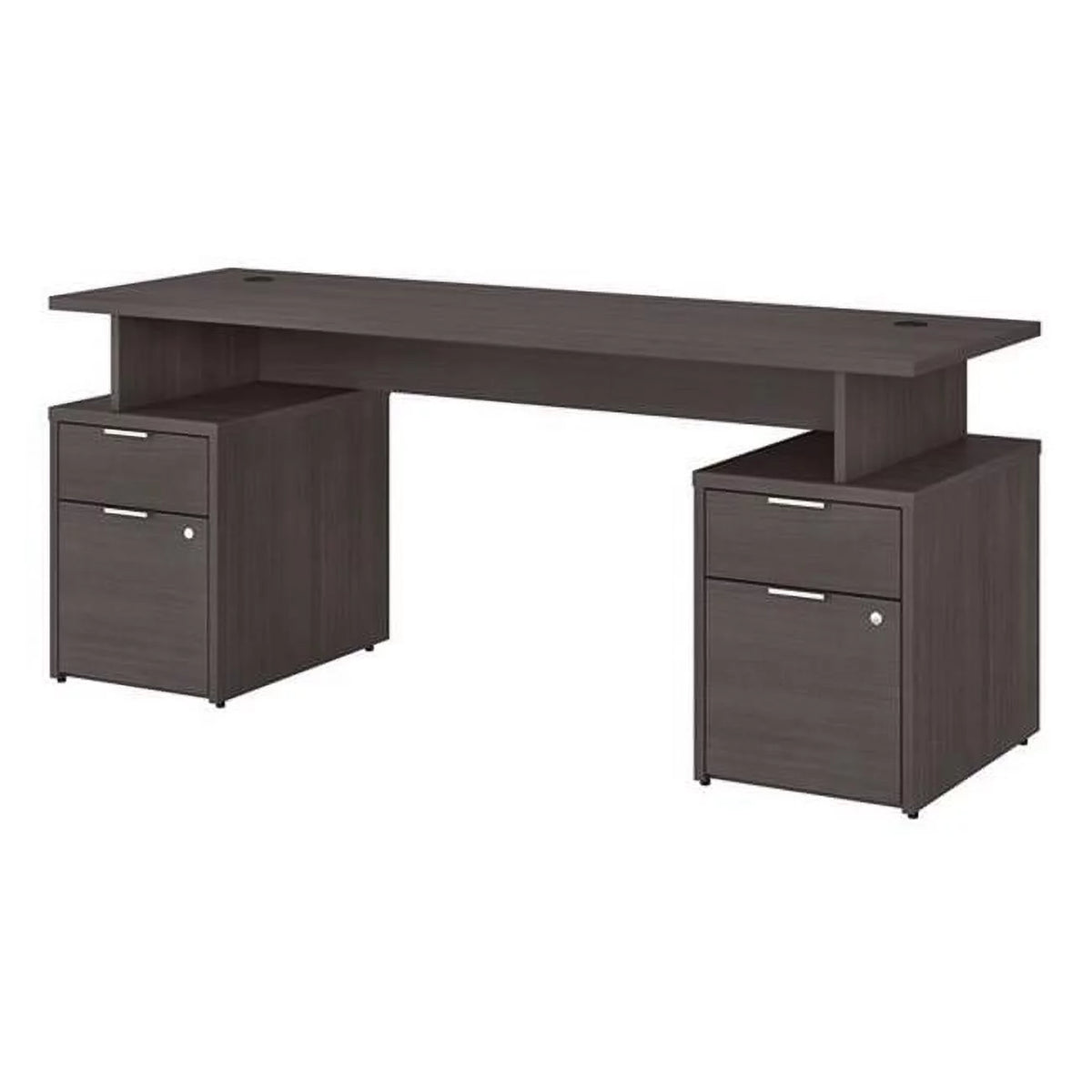 Storm Gray 4 Drawer Desk E316