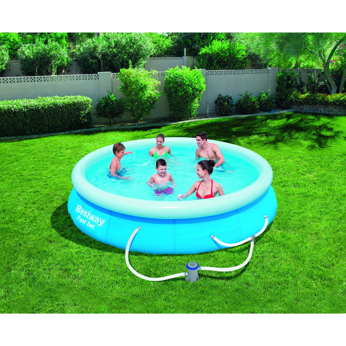 Fast Set Outdoor Swimming Pool Set 12 feet x 30 inches H109