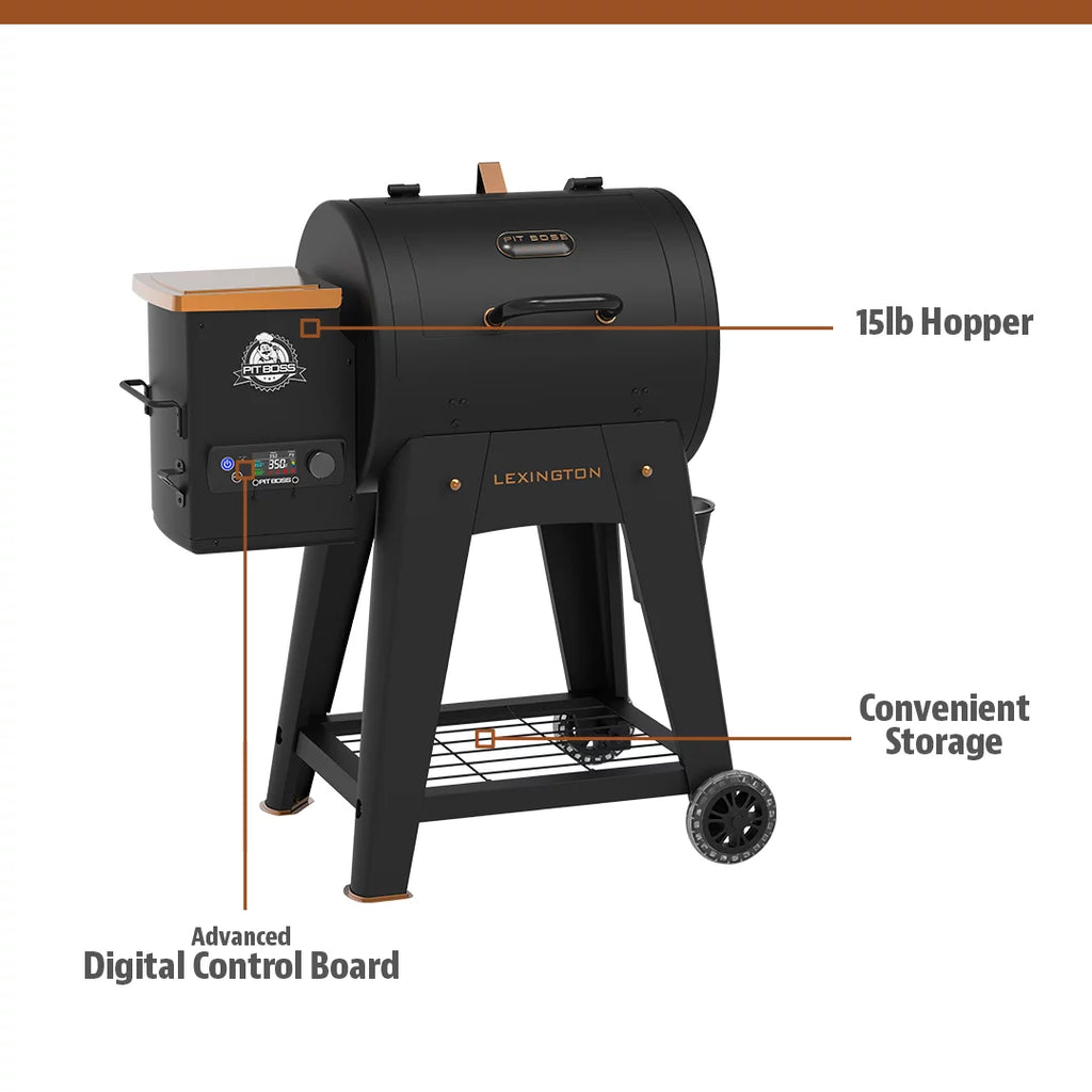 Wood Fired Pellet Grill and Smoker E368460