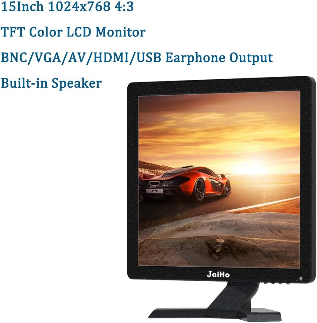 14 Inch LCD Security CCTV Monitor with VGA/HDMI/AV/BNC/MIC USB Ports M670