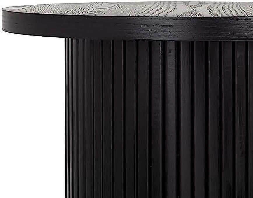 Solid Wood Round End Table Z674590