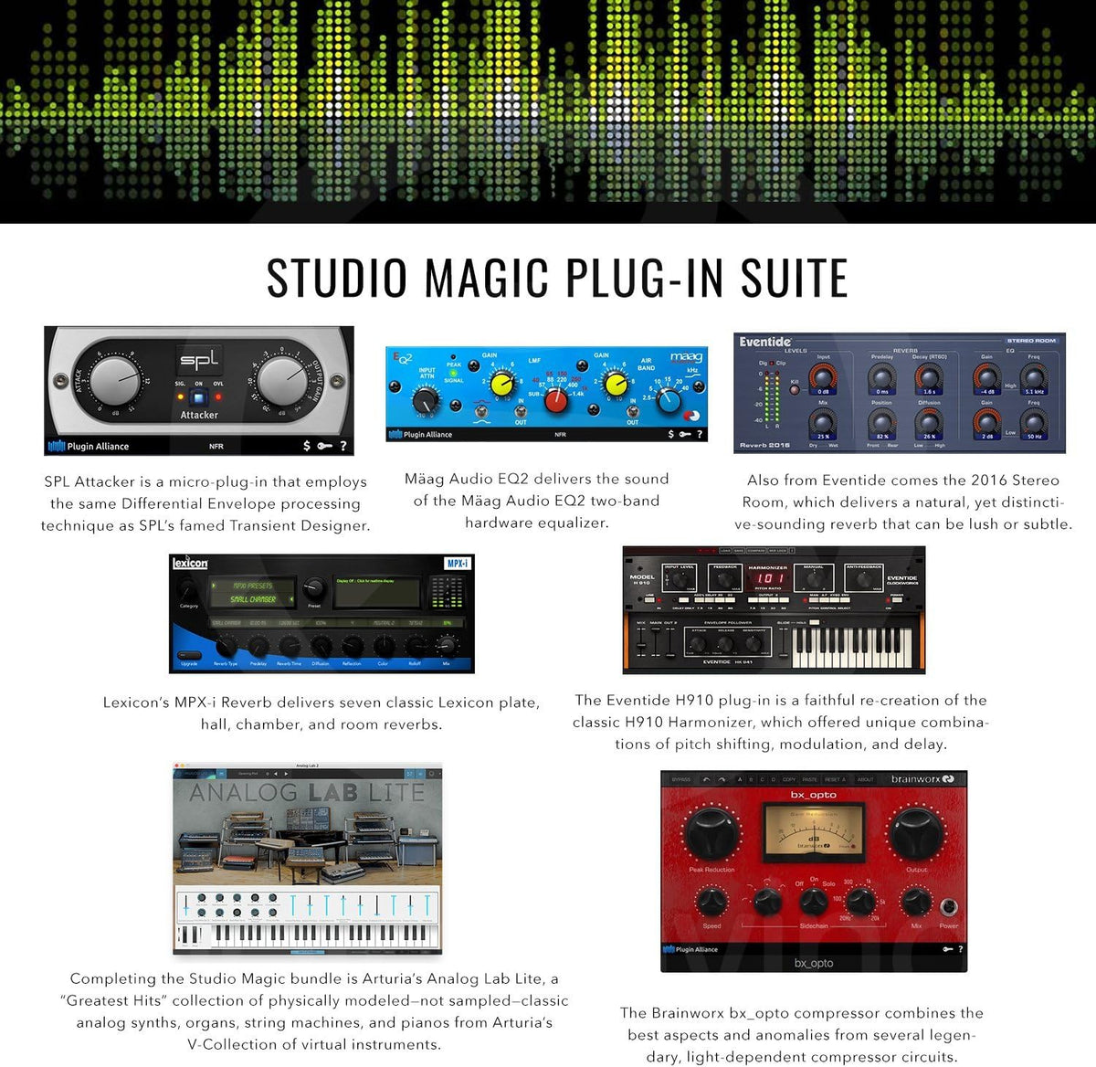 2x2 USB Recording System with Multimedia Reference Monitors and Microphone O169