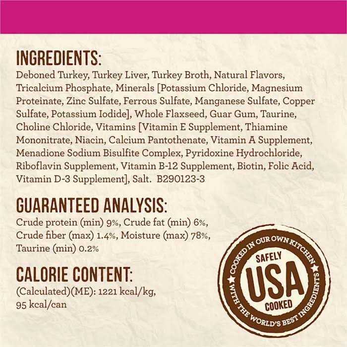Grain Free Turkey Pate Cat Food F220088