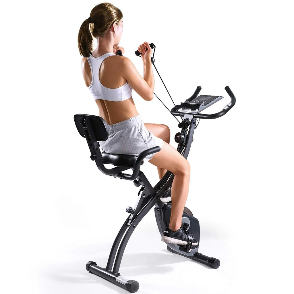 Folding Magnetic Stationary Exercise Bike H96057