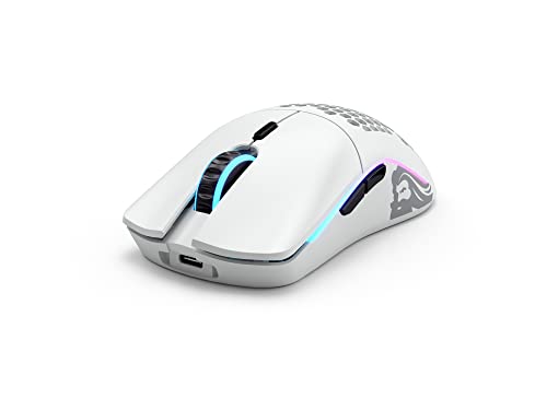 White Ergonomic Mouse J70265