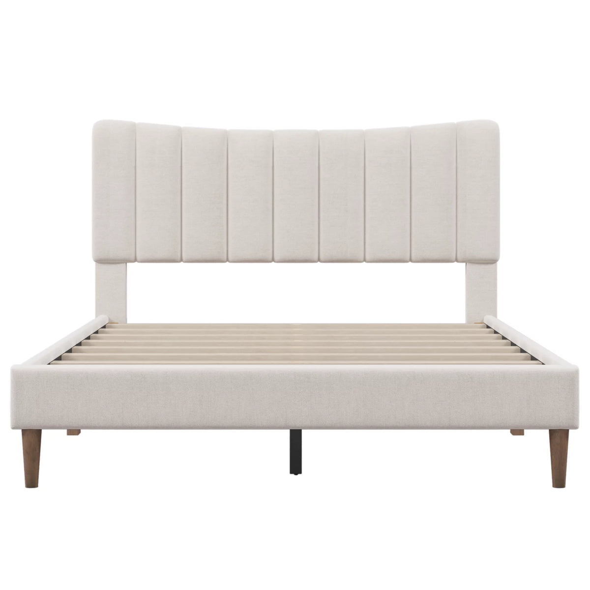 Queen Size Upholstered Platform Bed Frame with Headboard B13654