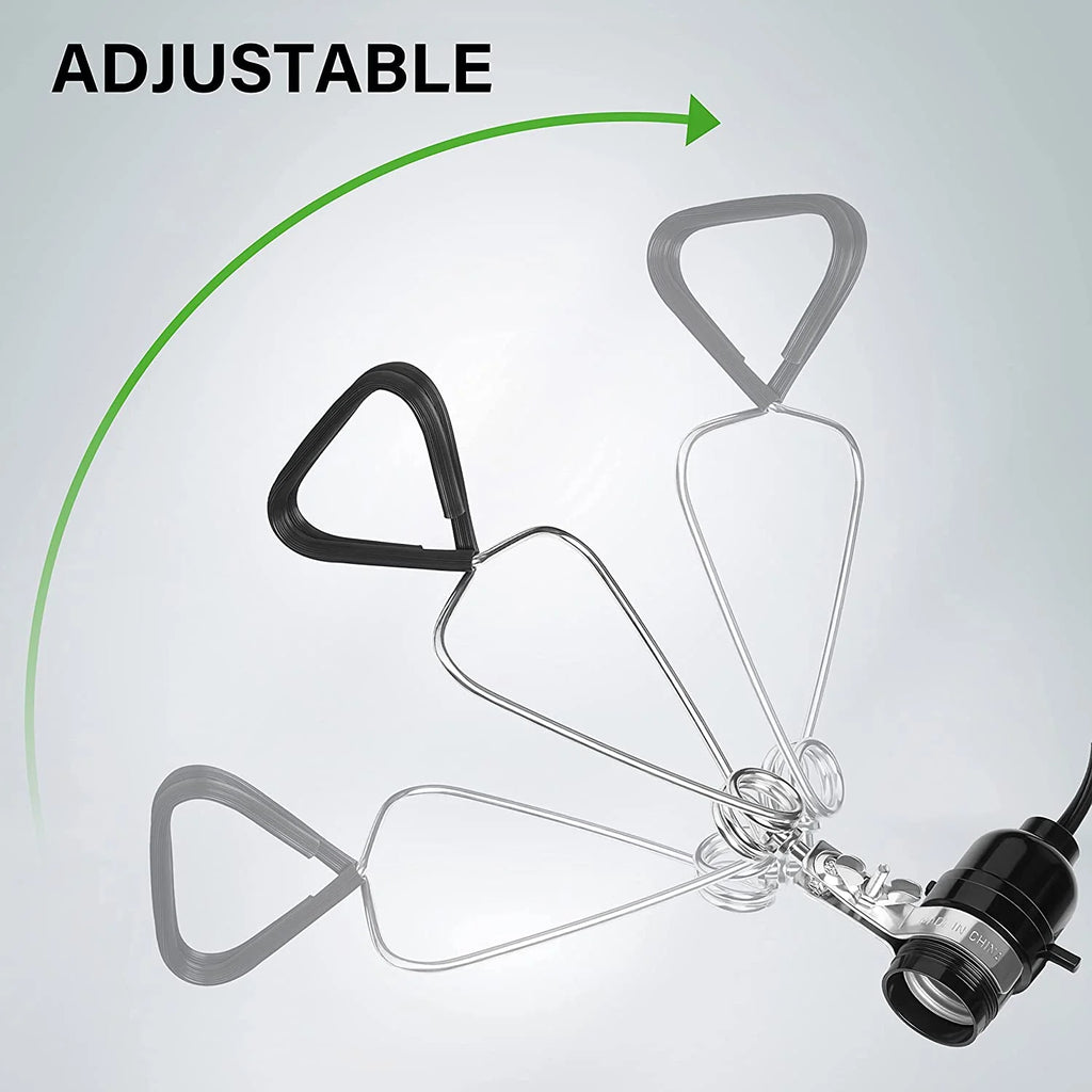 12-Pack Clamp Lamp Light with 5.5 Inch Aluminum Reflector, Silver H133790