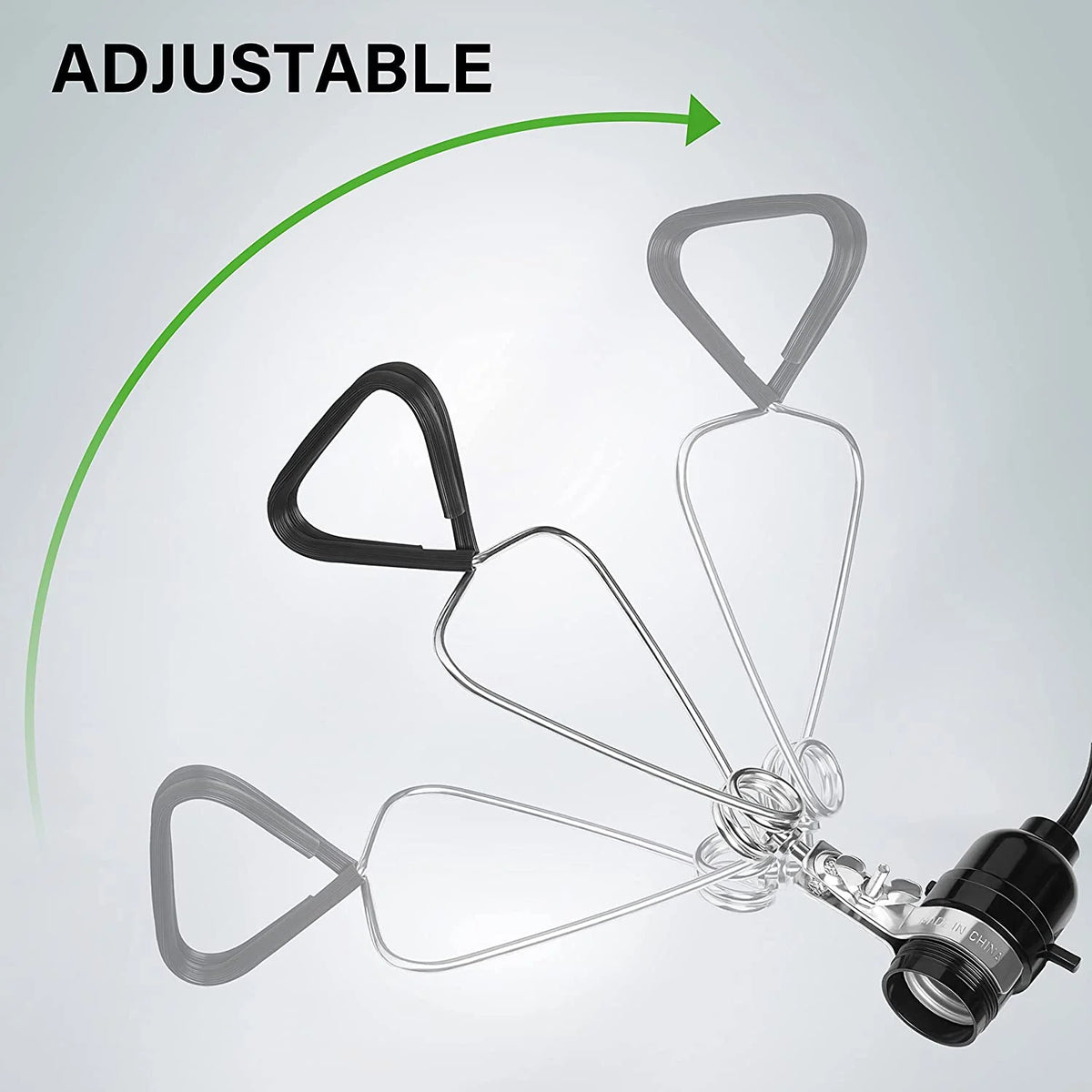 12-Pack Clamp Lamp Light with 5.5 Inch Aluminum Reflector, Silver H133790