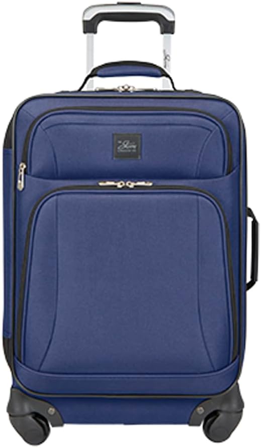Softside Carry-On Luggage with Wheels, 20 inch, Surf Blue R221