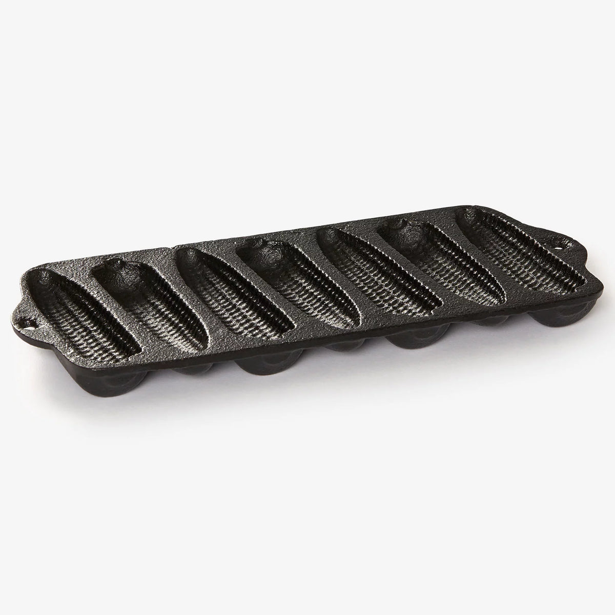 Black Pre-Seasoned Cast Iron Cornbread Baking Tray U53358