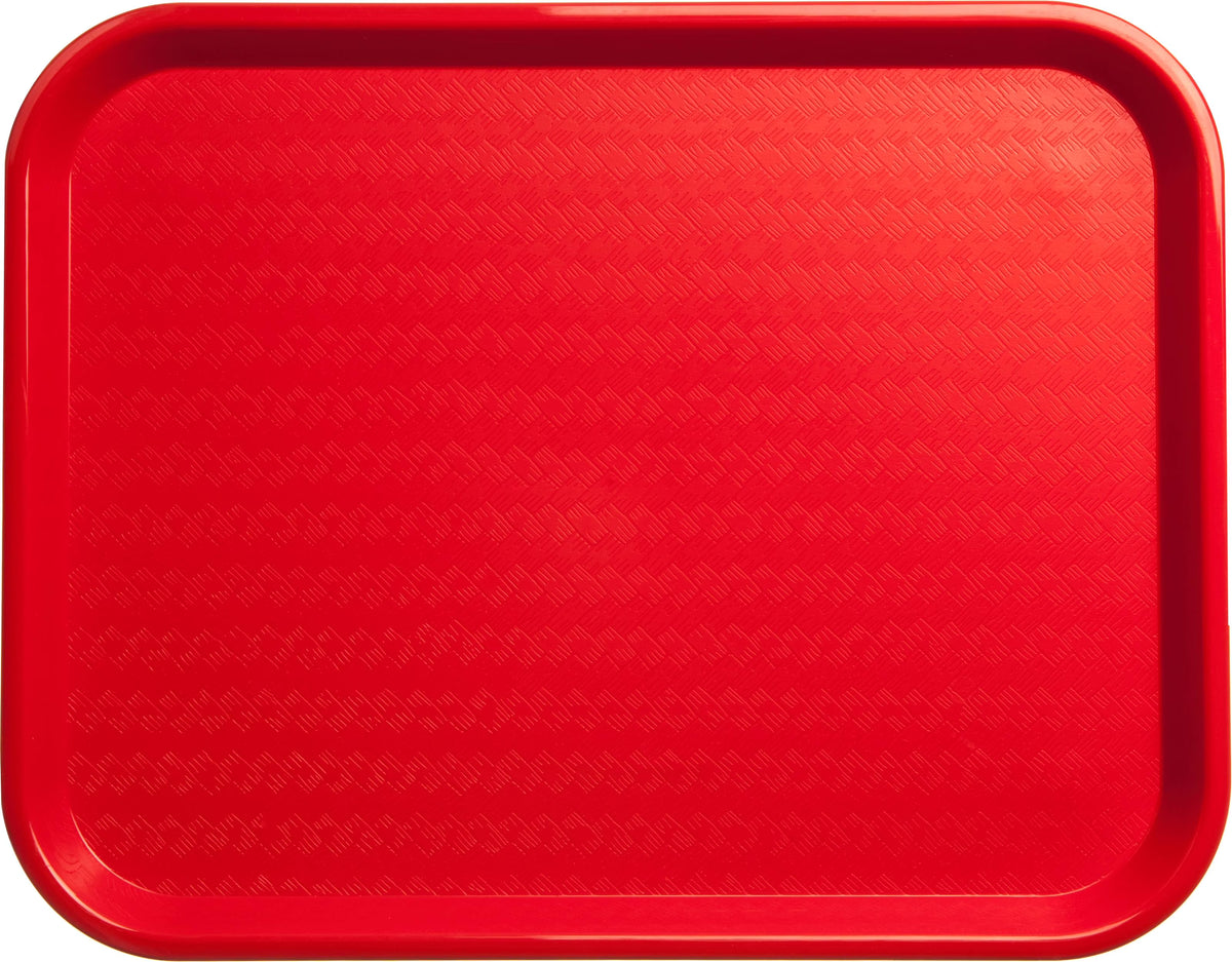 Red 14" x 18" Cafeteria Tray R844050