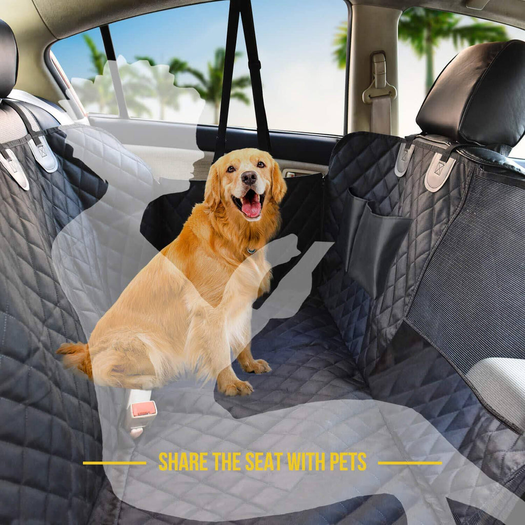 Waterproof Dog Car Seat Cover with Mesh Window Z952