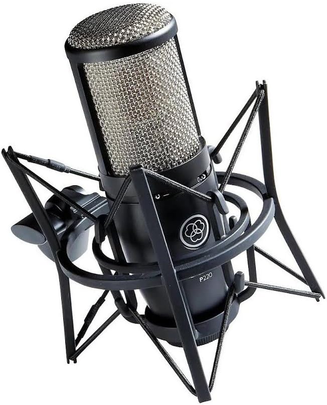 Condenser Microphone with Studio Stand, Pop Filter and XLR Cable M5689