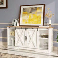 59'' White TV Stand O917