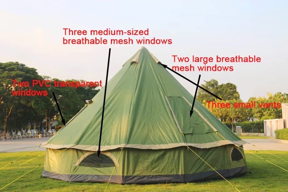 5m/16.4ft Waterproof Sun Shade Tent for Camping Z427