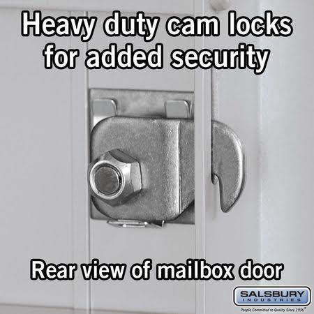 4C Horizontal Mailbox, Aluminum C9542