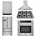 30 in. Wall Oven, 36 In. Cooktop, Range Hood, Refrigerator, Dishwasher B699