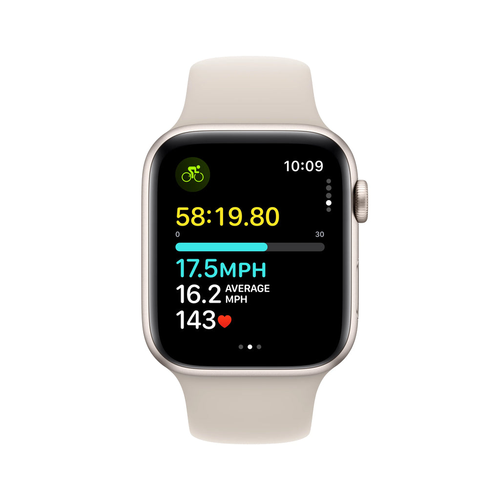 Apple Watch SE GPS 40mm Starlight Aluminum Case with Starlight Sport Band C82699