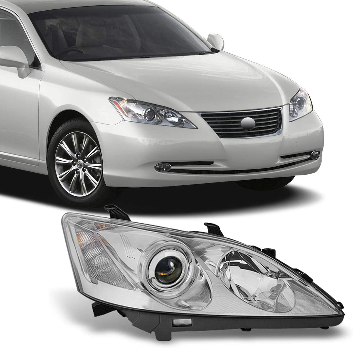 Driver Left + Passenger Right Halogen Headlights Pair B91995