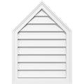 Peaked Top Surface Mount PVC Gable Vent I62978