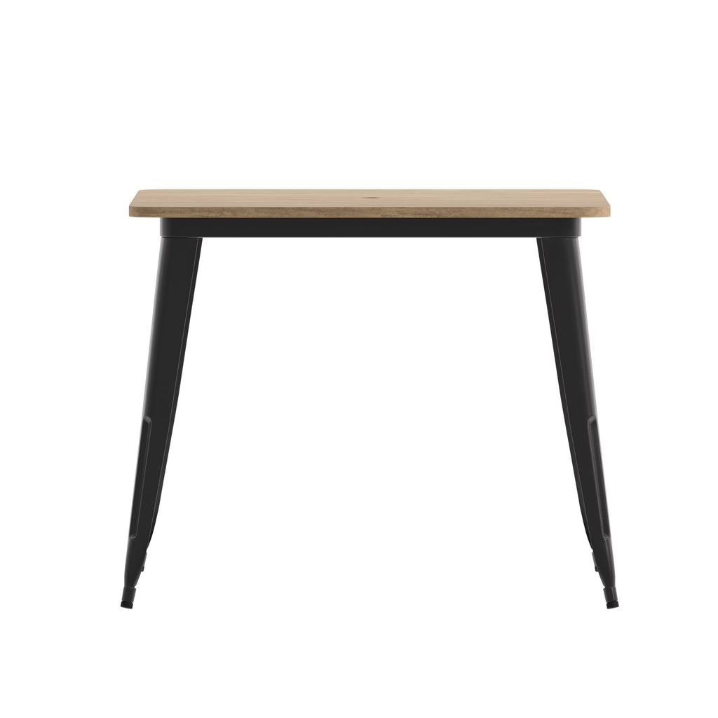Indoor/Outdoor Dining Table with Umbrella Hole T1782